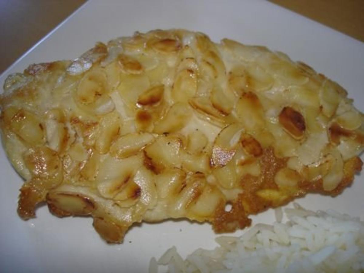 Mandelschnitzel mit Bananen-Curry-Soße - Rezept - Bild Nr. 2