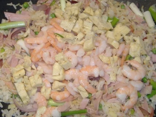 Gebratener Reis auf chinesischer Art - Rezept - Bild Nr. 3