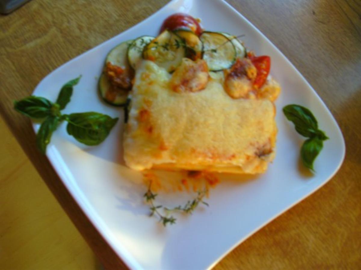 Lasagne "Bolognese "mit Zucchini.. - Rezept