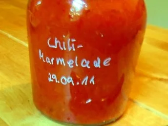 Chili-Marmelade - Rezept