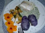 "Sandwich" von Rotbarsch und Kingklip Fisch - Rezept