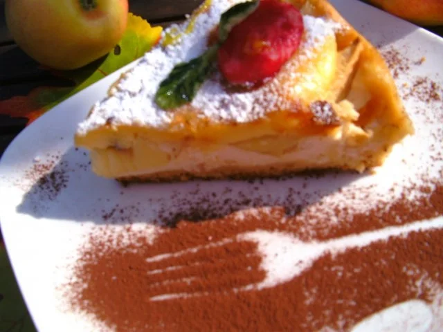 Rahm- Apfel-Käse-Kuchen - Rezept - Bild Nr. 2