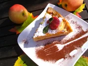 Rahm- Apfel-Käse-Kuchen - Rezept