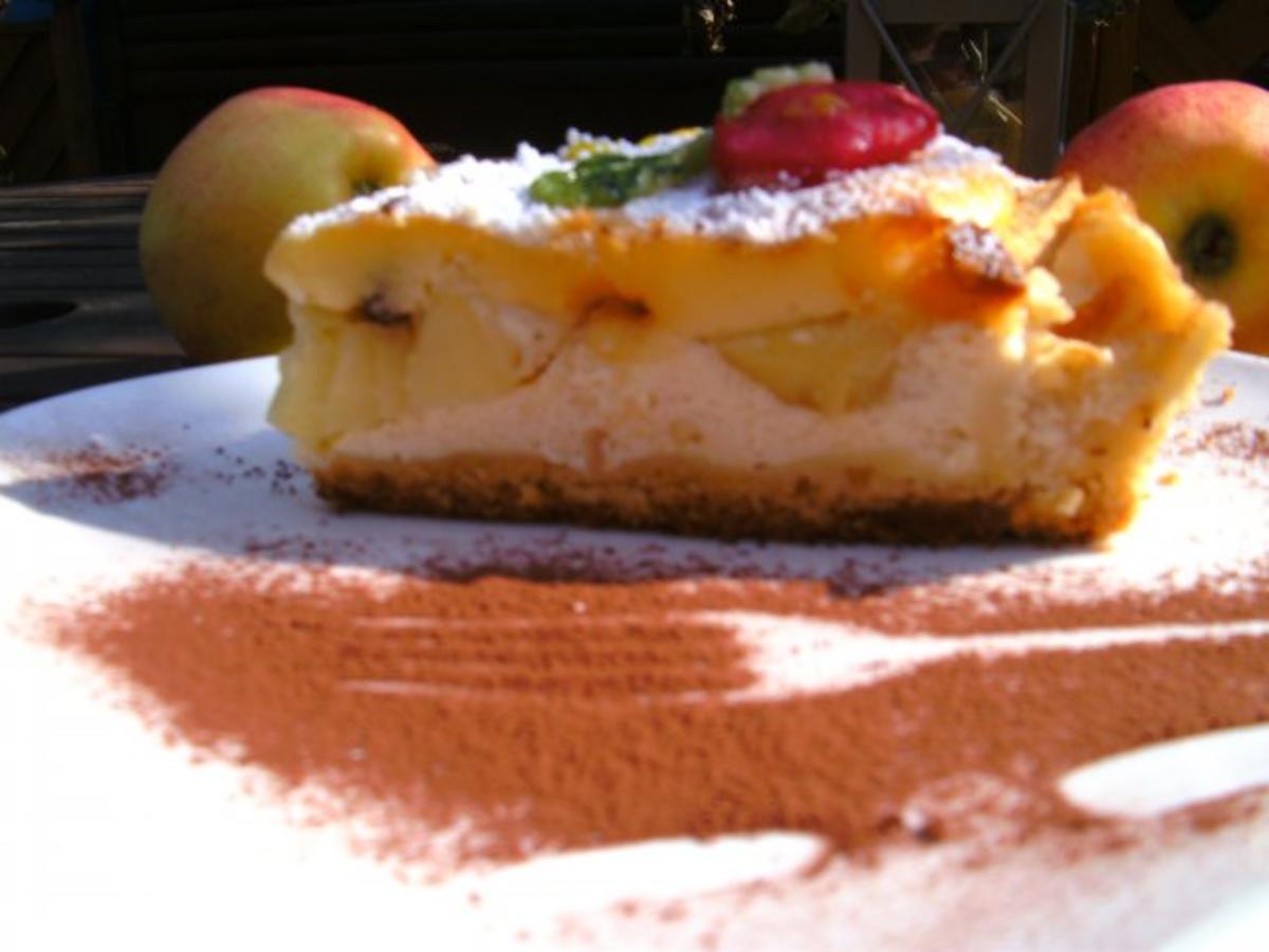 Rahm- Apfel-Käse-Kuchen - Rezept - Bild Nr. 8