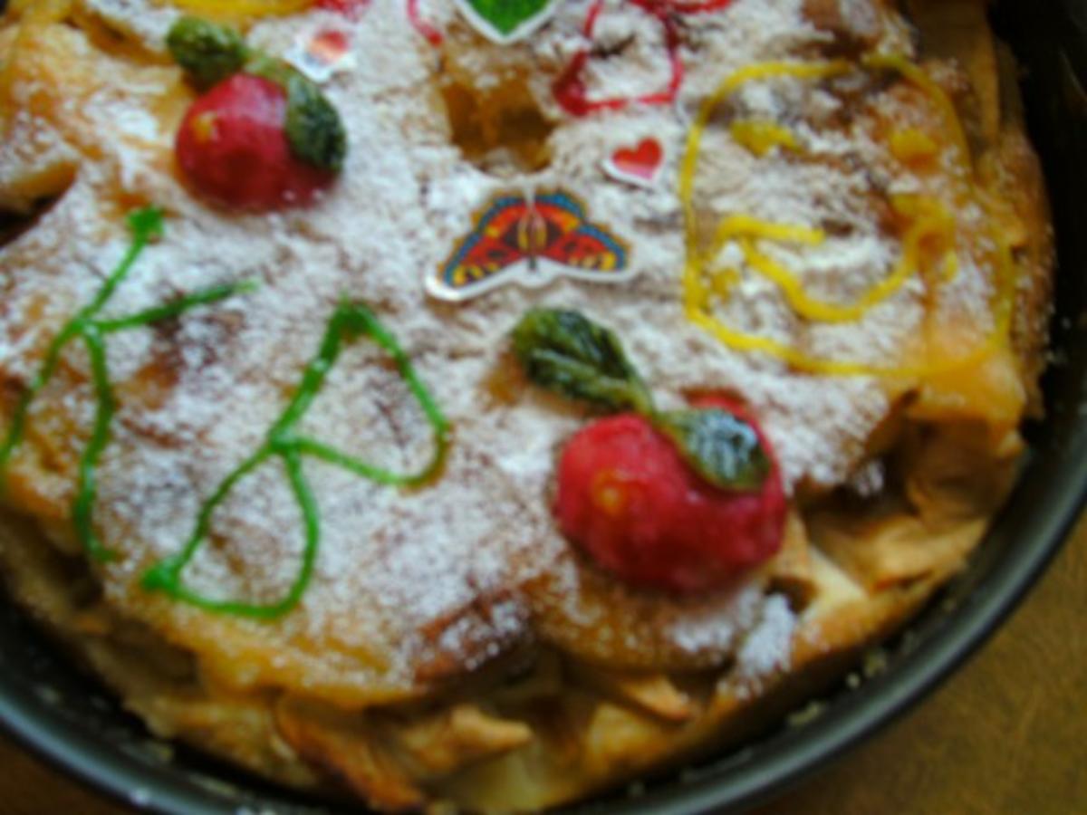 Rahm- Apfel-Käse-Kuchen - Rezept mit Bild - kochbar.de