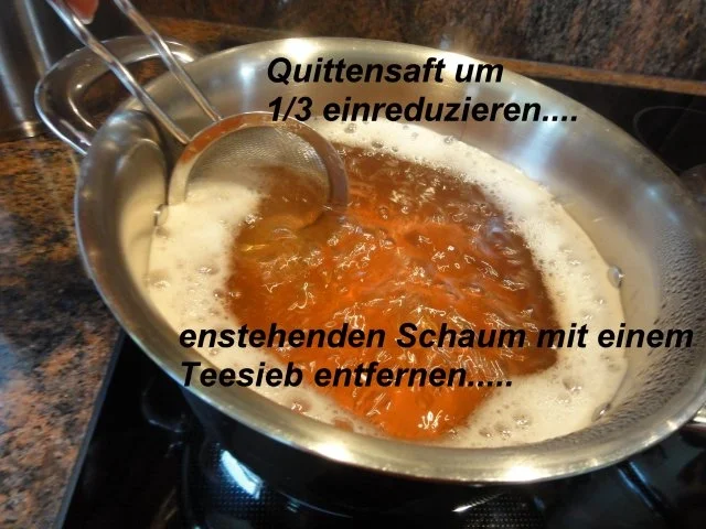 M+G:   QUITTENSAFT - Herstellung - Rezept - Bild Nr. 6