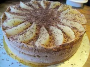 Schnelle Birnen - Schokotorte - Rezept