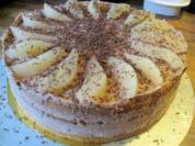 Schnelle Birnen - Schokotorte - Rezept