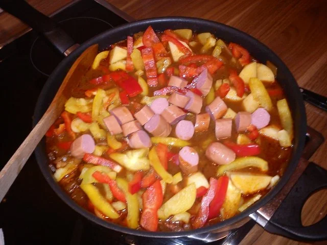 Erdäpfelgulasch / Kartoffelgulasch - Rezept - Bild Nr. 8