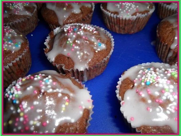 Rezept: Bananen-Schoko-Muffins Bild Nr. 4 Bananen-Schoko-Muffins - Rezept - Bild Nr. 4