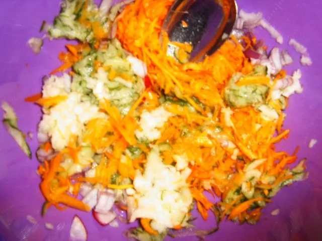 Bunter Herbstsalat - Rezept - Bild Nr. 3