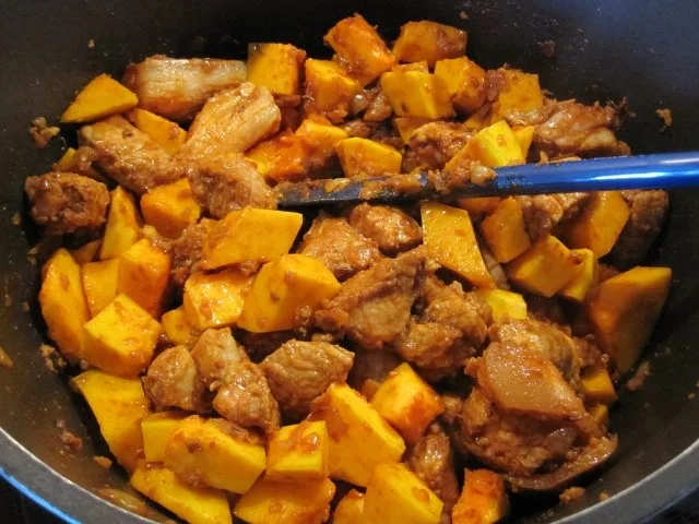 Rezept: Reisfleisch mit Butternuß-Kürbis Bild Nr. 6 Reisfleisch mit Butternuß-Kürbis - Rezept - Bild Nr. 6