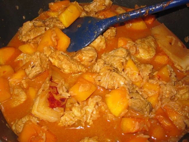 Rezept: Reisfleisch mit Butternuß-Kürbis Bild Nr. 7 Reisfleisch mit Butternuß-Kürbis - Rezept - Bild Nr. 7