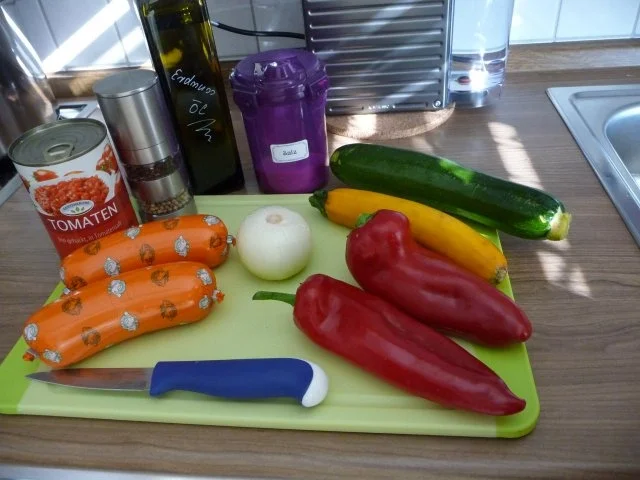 Pfannengerichte : Bunte Pfanne mit Spaghetti - Rezept - Bild Nr. 2