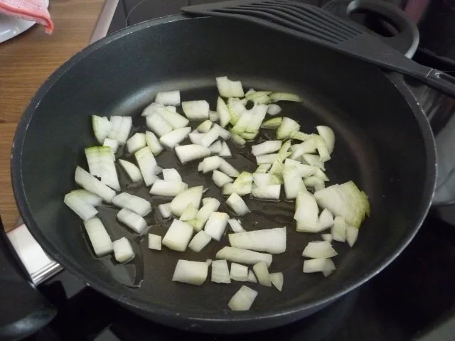 Pfannengerichte : Bunte Pfanne mit Spaghetti - Rezept - Bild Nr. 5