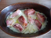 Aus dem Backofen : Kohlrabiauflauf mit Knöchelchen - Rezept