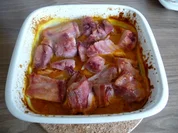 Resteverwertung : ...meiner Kürbissuppe mit Knöchelchen - Rezept