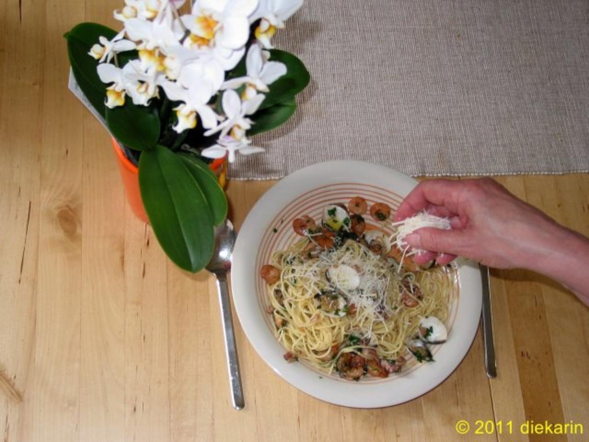 Hauptgericht - Pasta- Meeresfrüchte und Venusmuscheln - Rezept - Bild Nr. 2