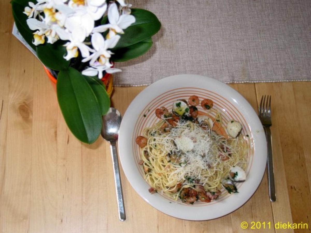 Hauptgericht - Pasta- Meeresfrüchte und Venusmuscheln - Rezept