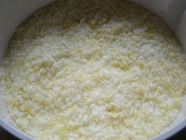 Zitronenzucker - Rezept