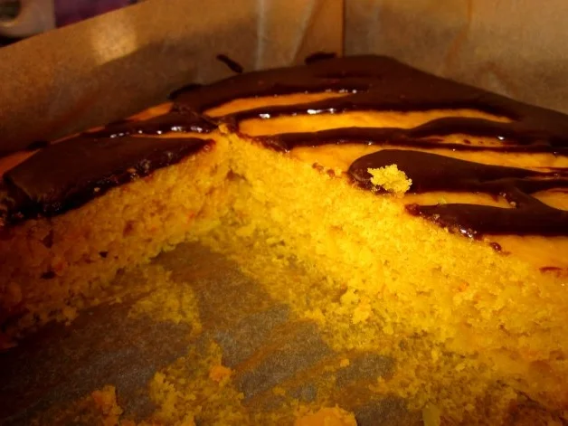 Kürbiskuchen - vom Blech - Rezept