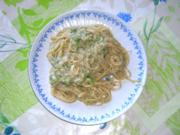 Spaghetti mit Gorgonzola-Broccoli-Soße - Rezept