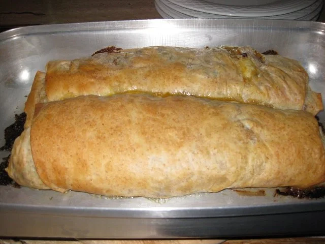 Lammkotelettes mit Pilzstrudel und Kräutersauce - Rezept - Bild Nr. 6