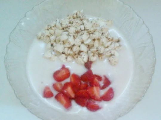 Dessert: Erdbeer-Joghurt - Rezept