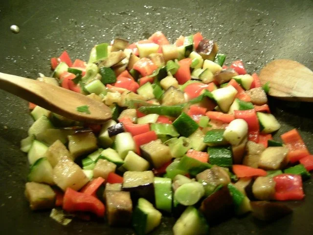 Rezept: Tagliatelle- spinaci, liebt Kurzgebratenes ! Bunt und Fleischig Bild Nr. 4 Tagliatelle- spinaci, liebt Kurzgebratenes ! Bunt und Fleischig - Rezept - Bild Nr. 4