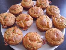 Muffins: Tomate-Mozzarella - Rezept