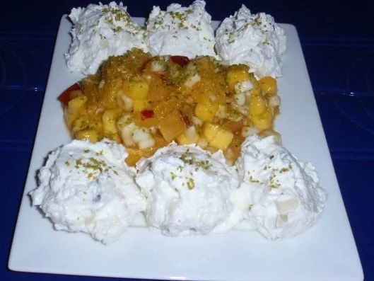 Kokos-Apfelquark mit Obssalat - Rezept - Bild Nr. 9