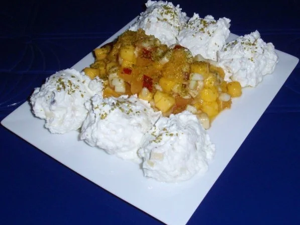 Kokos-Apfelquark mit Obssalat - Rezept - Bild Nr. 10