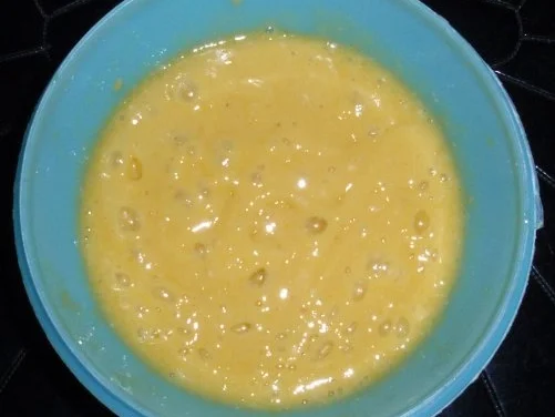 Mango-Bananenquark auf Fruchtspiegel - Rezept - Bild Nr. 4