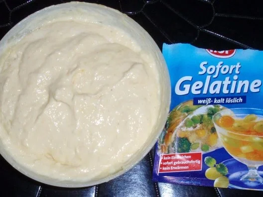 Mango-Bananenquark auf Fruchtspiegel - Rezept - Bild Nr. 7