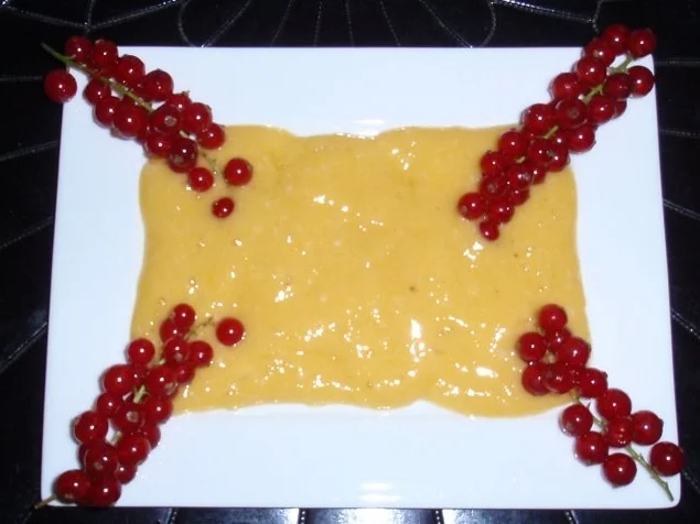 Mango-Bananenquark auf Fruchtspiegel - Rezept - Bild Nr. 8