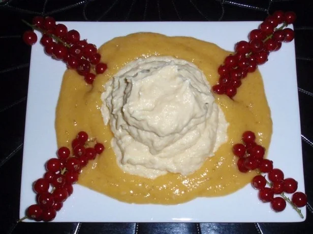 Mango-Bananenquark auf Fruchtspiegel - Rezept - Bild Nr. 9
