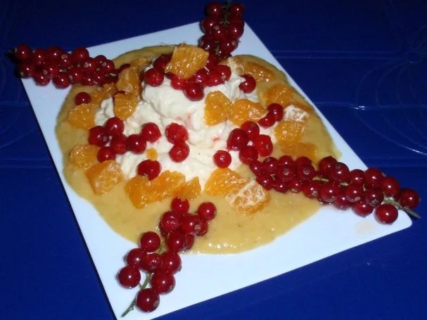 Mango-Bananenquark auf Fruchtspiegel - Rezept - Bild Nr. 10