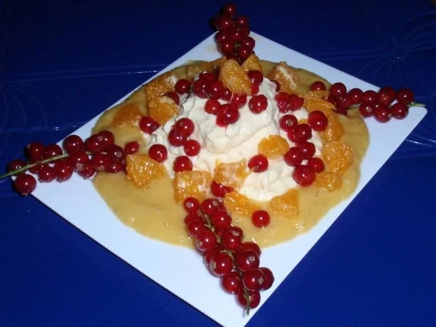 Mango-Bananenquark auf Fruchtspiegel - Rezept - Bild Nr. 11