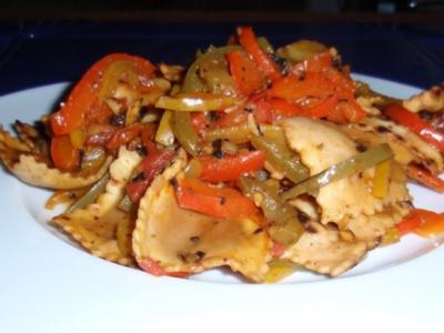 Rezept: Ravioli-Gemüse-Pfännchen Ravioli-Gemüse-Pfännchen - Rezept