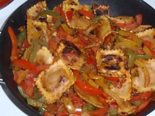 Rezept: Ravioli-Gemüse-Pfännchen Bild Nr. 8 Ravioli-Gemüse-Pfännchen - Rezept - Bild Nr. 8