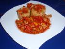 Filet-Paprikapfanne mit Zucchini-Reis - Rezept