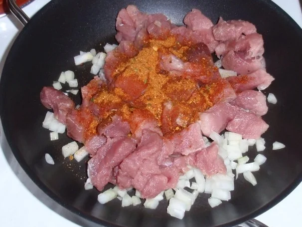 Filet-Paprikapfanne mit Zucchini-Reis - Rezept - Bild Nr. 2