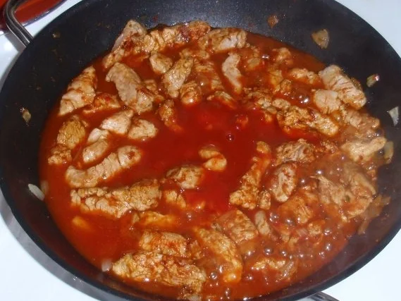 Filet-Paprikapfanne mit Zucchini-Reis - Rezept - Bild Nr. 4