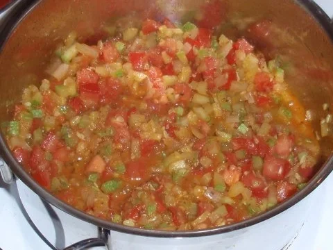 Filet-Paprikapfanne mit Zucchini-Reis - Rezept - Bild Nr. 8