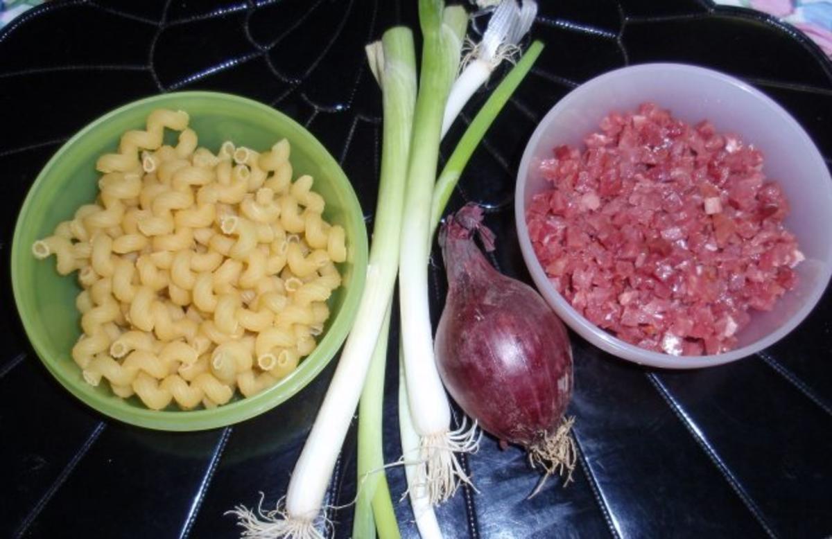 Herbstgemüse mit Schinken-Zwiebel-Nudeln - Rezept - Bild Nr. 3