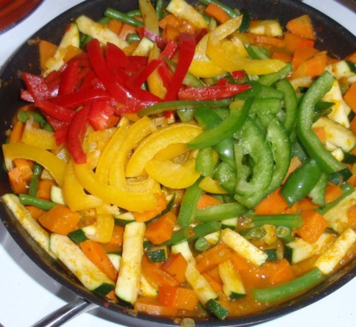Herbstgemüse mit Schinken-Zwiebel-Nudeln - Rezept - Bild Nr. 10