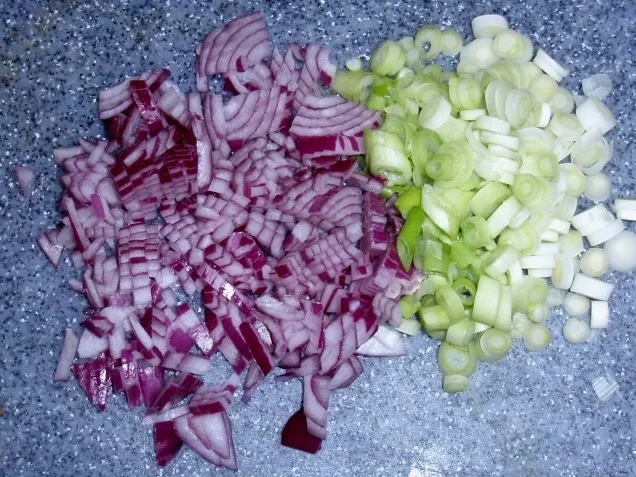 Rezept: Herbstgemüse mit Schinken-Zwiebel-Nudeln Bild Nr. 12 Herbstgemüse mit Schinken-Zwiebel-Nudeln - Rezept - Bild Nr. 12