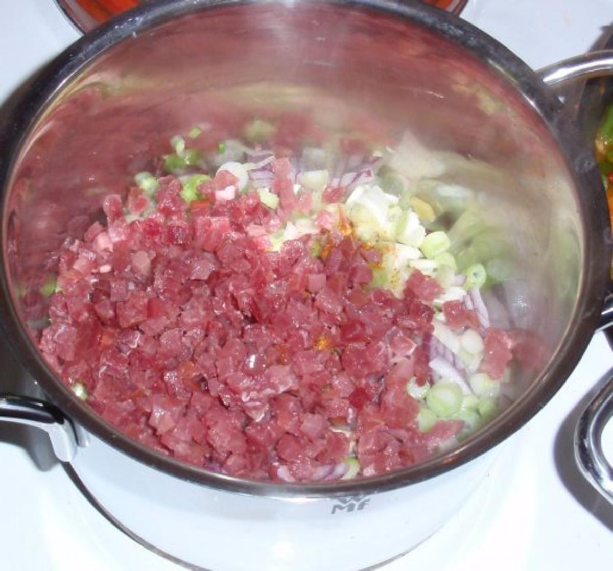 Herbstgemüse mit Schinken-Zwiebel-Nudeln - Rezept - Bild Nr. 14