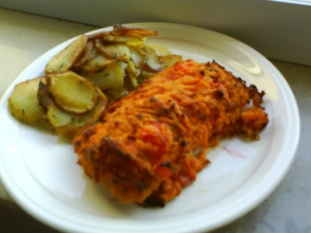 Scholle in rotem Mantel mit Röstkartoffeln - Rezept - Bild Nr. 2