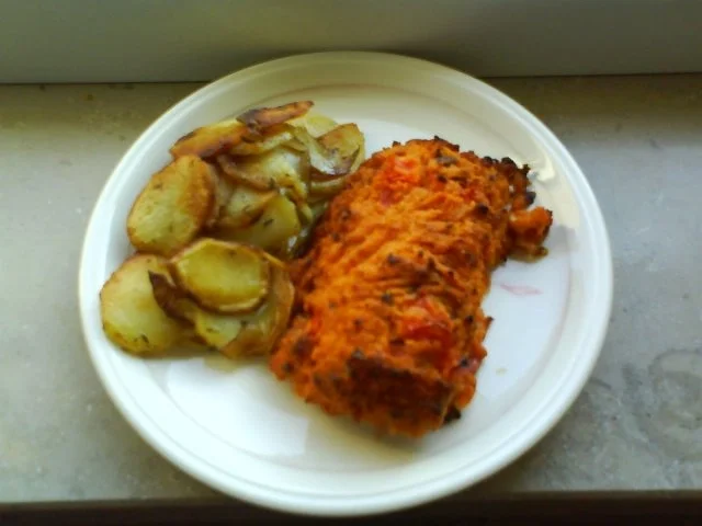 Scholle in rotem Mantel mit Röstkartoffeln - Rezept - Bild Nr. 3